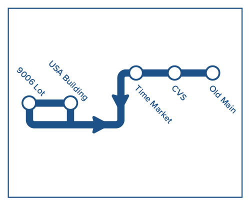 Blue Route Map