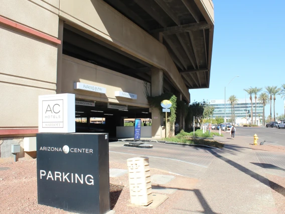 Arizona center garage parking