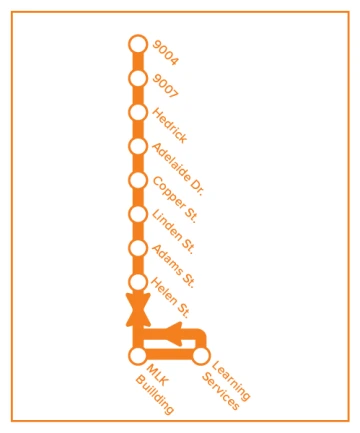 Cat Tran Orange Route Graphic