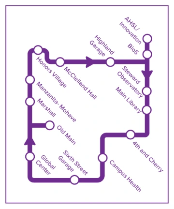 Cat Tran Purple Route Graphic