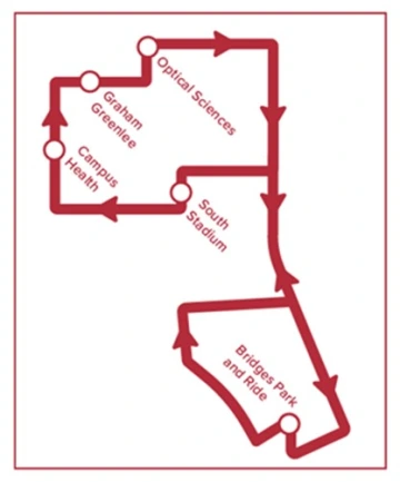 Cat Tran Red Route Graphic